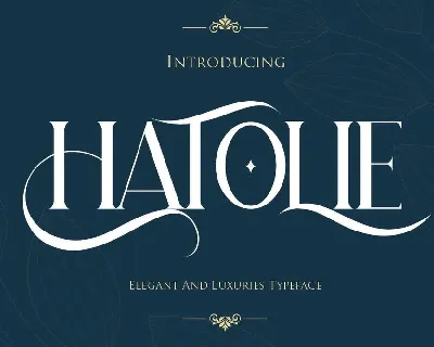 Hatolie Typeface font