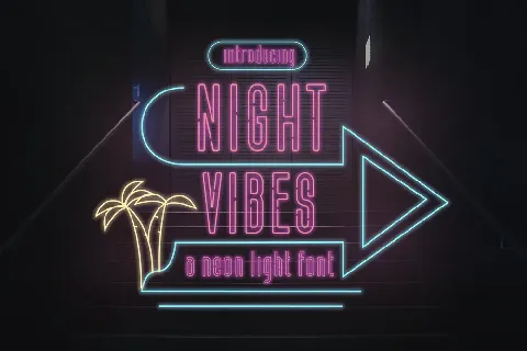 Night Vibes Free Version font