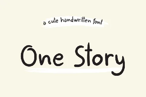 One Story font