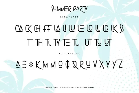 Summer Party font