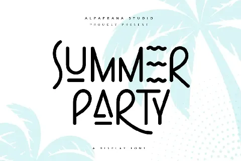 Summer Party font