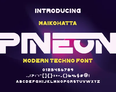 PINEON font