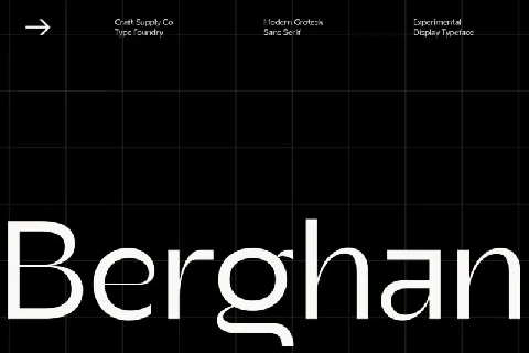 Berghan Typeface font