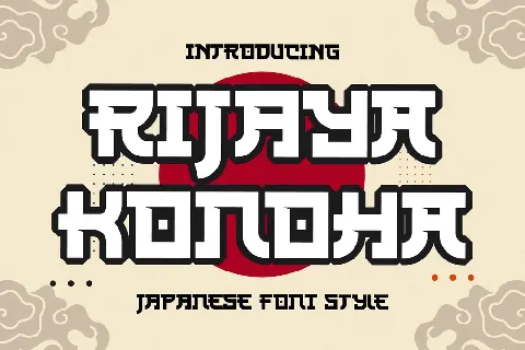 Rijaya Konoha font