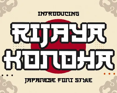 Rijaya Konoha font