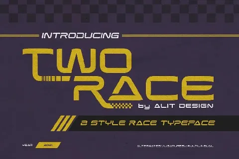 Two Race font