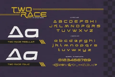 Two Race font