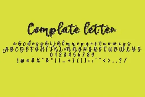 My Outside Script font