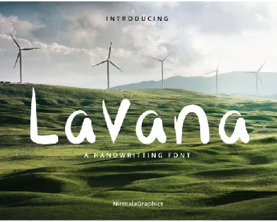 Lavana Script font