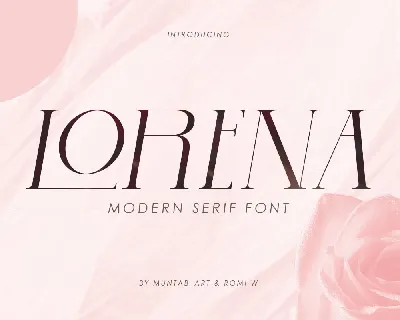 Lorena font