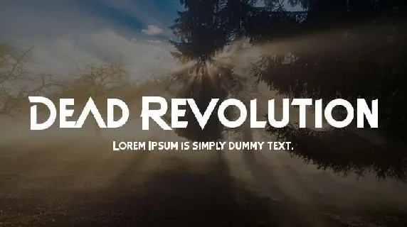 Dead Revolution font