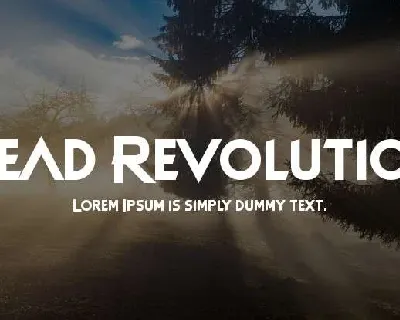 Dead Revolution font