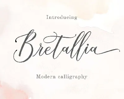 Bretallia font