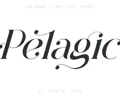 Pelagic Bird font