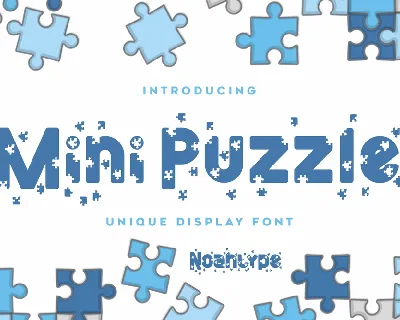 Mini Puzzle font