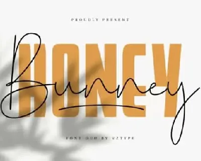 Honey Bunney Duo font
