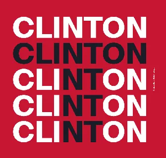 Clinton Family font