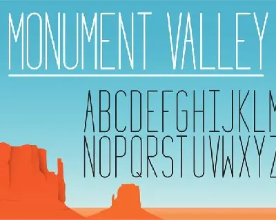 Monument Valley 1.2 font
