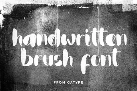 Blanday Brush font