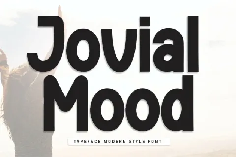 Jovial Mood Display font