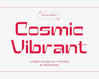 Cosmic Vibrant font