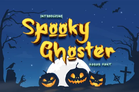 Spooky Ghoster font