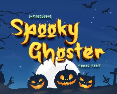 Spooky Ghoster font