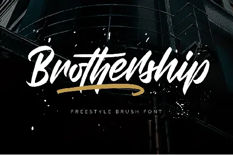 Brothership font