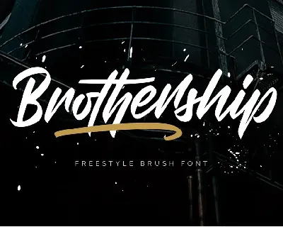 Brothership font