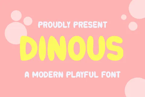 DINOUS font