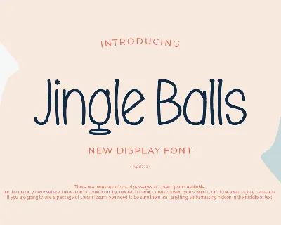 Jingle Balls – Christmas font