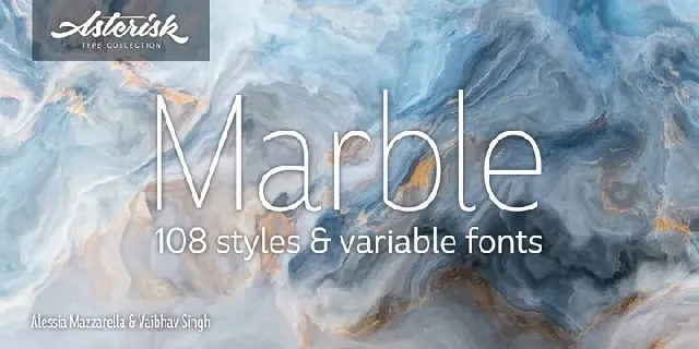 Marble Family font