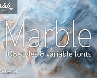 Marble Family font
