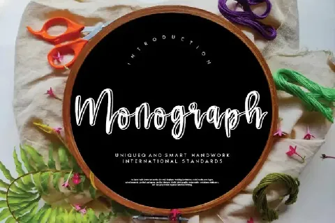 Monograph Script font