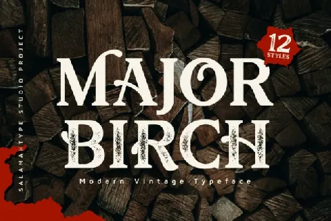 Major Birch font