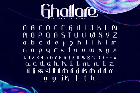 Ghallore font
