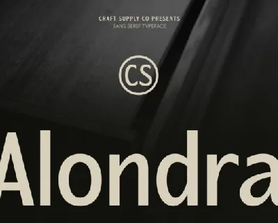 CS Alondra font