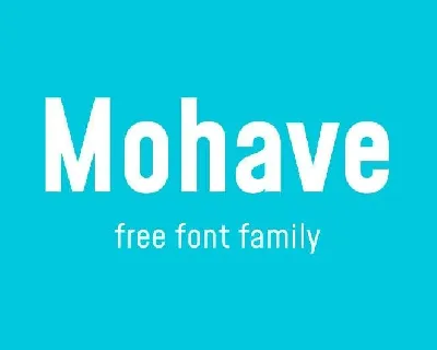 Mohave font