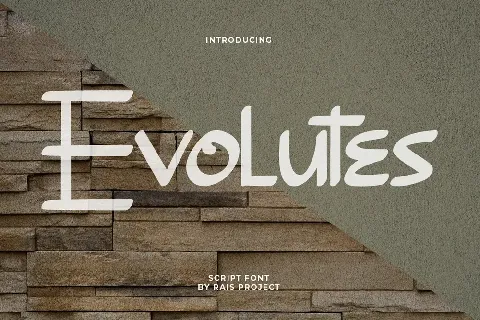 Evolutes Demo font