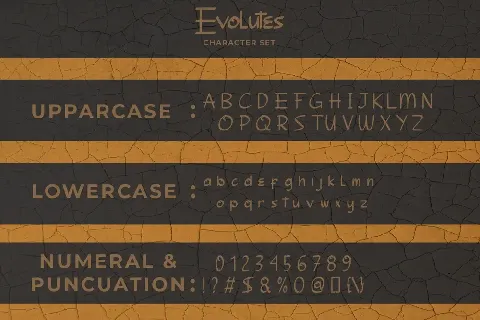 Evolutes Demo font