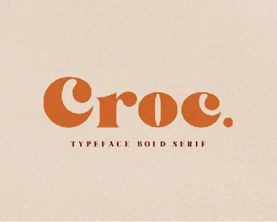 Croc font