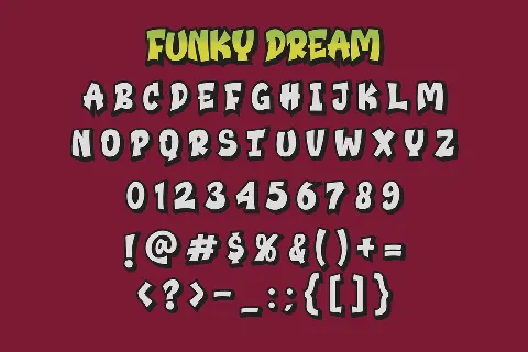 Funky Dream font