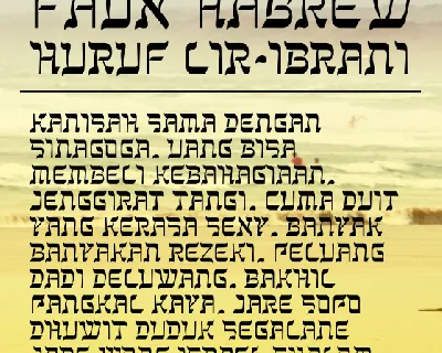 Kanisah font