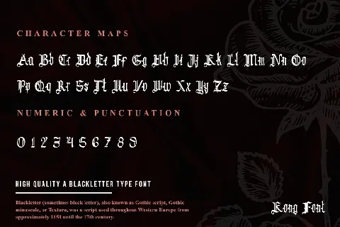 Black Rose font