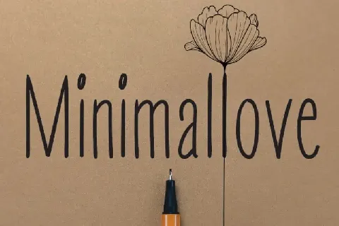 Minimallove Handwritten font