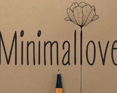 Minimallove Handwritten font