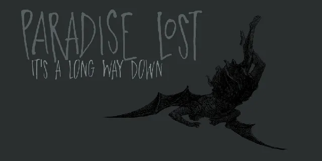 DK Paradise Lost font