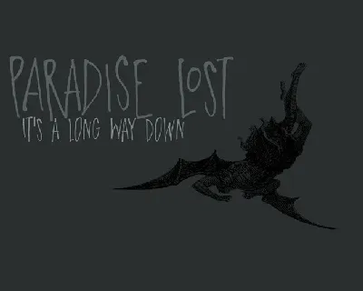 DK Paradise Lost font