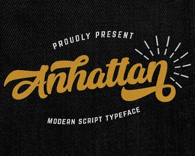 Anhattan font