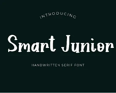 Smart Junior font